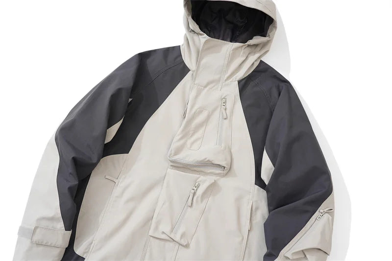 Undermycar 2023 Deconstructor Contrast Zipper Windbreaker Coat Street King Limited