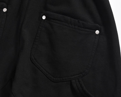 Streetwear Washed Vintage Solid Baggy Joggers Sweatpants Mens and Womens Straight Pocket Loose Casual Drawstring Trousers Street King Limited