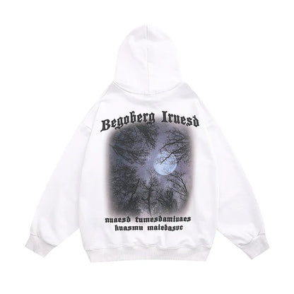 Rainbowtouches Hooded Men's Sweatshirts Fashion Design Printed Cotton Tidal Current Comfortable Occident Stylish Clothing Unisex Street King Limited