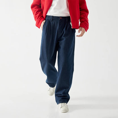 wide leg jeans men streetwear fashion loose casual plus size denim baggy jeans pants cityboy oversize cargo jeans trousers utility cargo pants