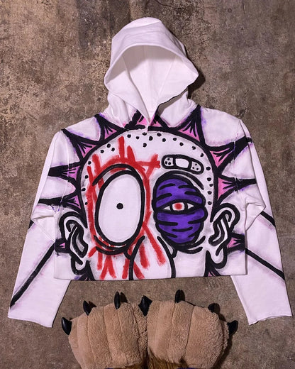 Y2K Women's Clothing Sweatshirt Vintage Print Pullover Long Sleeve Top Oversize Streetwear Fashion Christmas overcoat jacket new Street King Limited