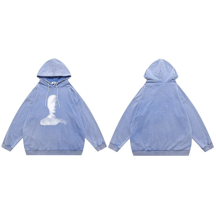"Look Both Ways" Unisex Men Women Streetwear Graphic Hoodie Daulet Apparel