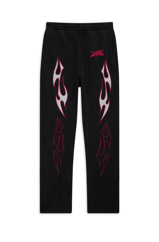 new arrival hs studios airbrushed skull print high street cotton winter pants sport casual pants urban fashion pants