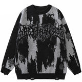 "Stormy Night" Unisex Men Women Streetwear Graphic Sweater Daulet Apparel