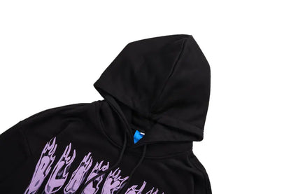 Hoodie Sweatshirt Streetwear Hip Hop Graphic Letter Print Punk Gothic Men Women 2022  New Harajuku Fashion Casual Loose Pullover Street King Limited