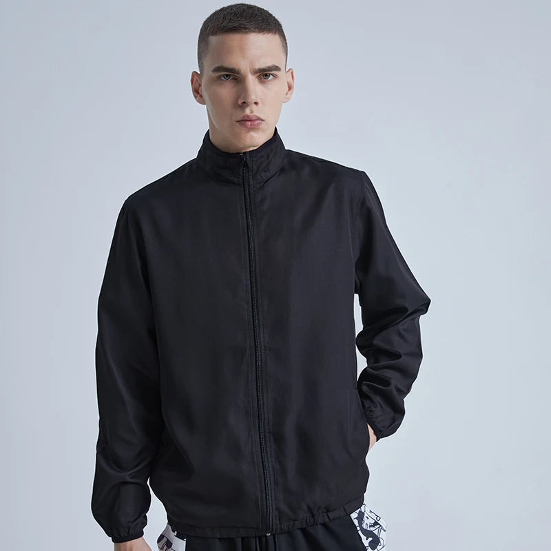 rainbowtouches brand casual jackets for men solid fashion outdoor windbreaker oversized high quality coats chaquetas hombre menswear bottoms