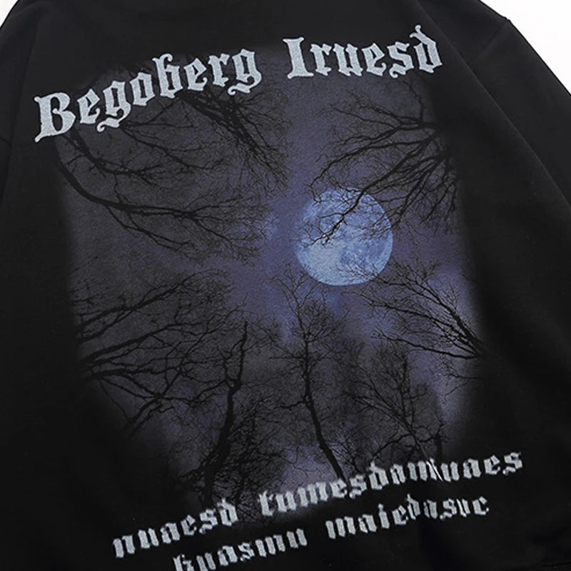 Rainbowtouches Hooded Men's Sweatshirts Fashion Design Printed Cotton Tidal Current Comfortable Occident Stylish Clothing Unisex Street King Limited