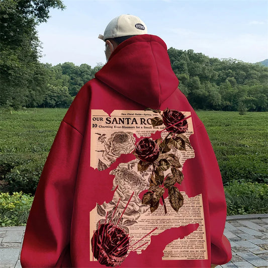 Skatercore Flame Bold Hoodie Cold-Weather Flex