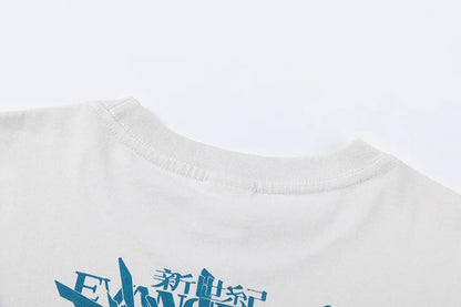 SAINT Short Sleeve Top Tees Men Woman Best Quality Space Exploration Cartoon Photo O-Neck Versatile T Shirt Street King Limited