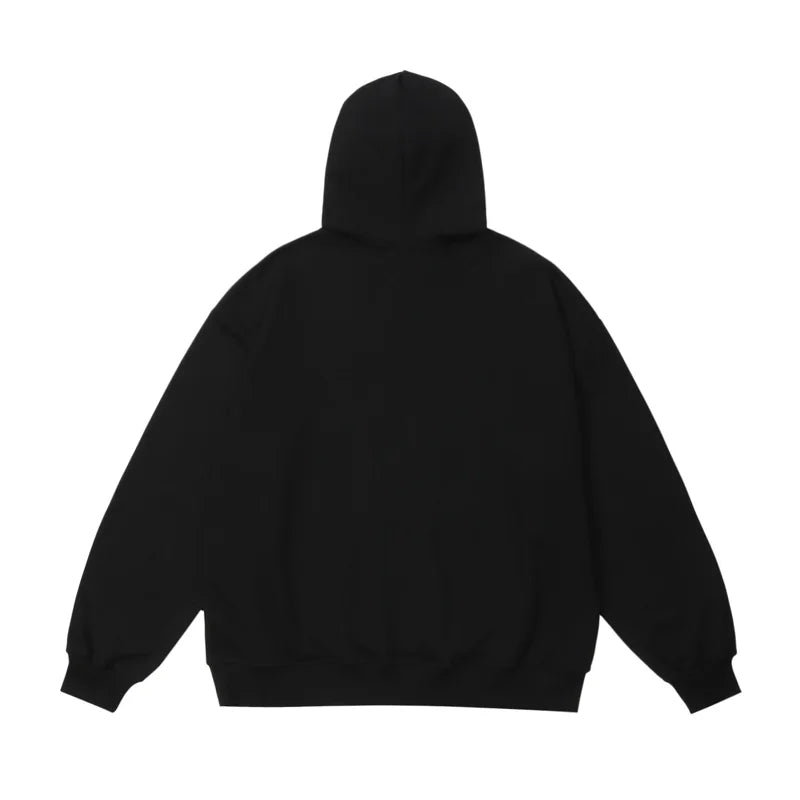 Fashion Punk Rivets Hoodies Pullover Hooded Sweatshirts Harajuku Women Streetwear Skateboard Casual Patchwork Tops Men Hoodies Street King Limited