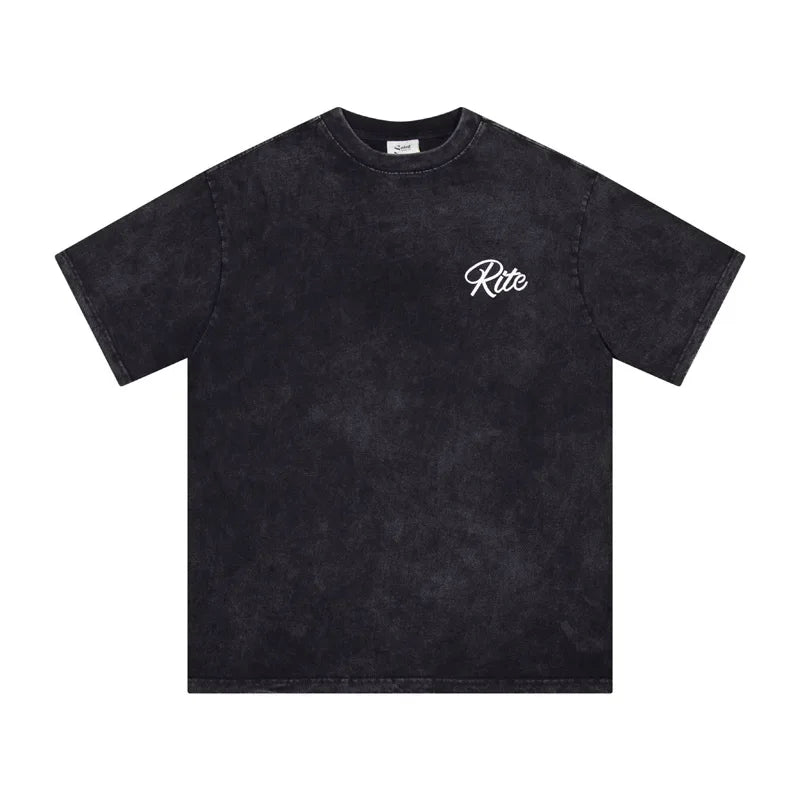 Newest Saint T-shirts Letter Pattern Tops Tee Men Woman Spring Best Quality Casual Crewneck Short Sleeve Street King Limited