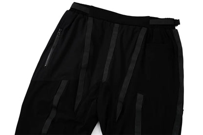 undermycar functional strap high street pure cotton pants unique default style 1906