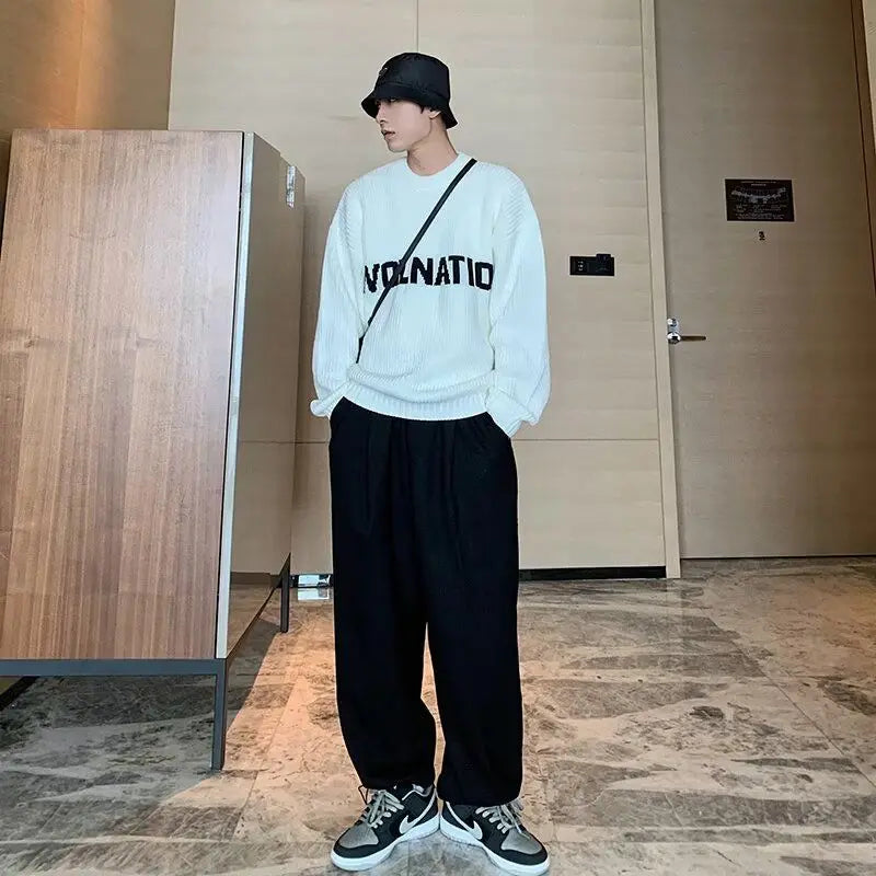 Korean Basic Ins Solid Color Stand-up Collar Vest for Men Autumn and Winter Thickened Versatile Y2K Warm Sleeveless Jacket Street King Limited