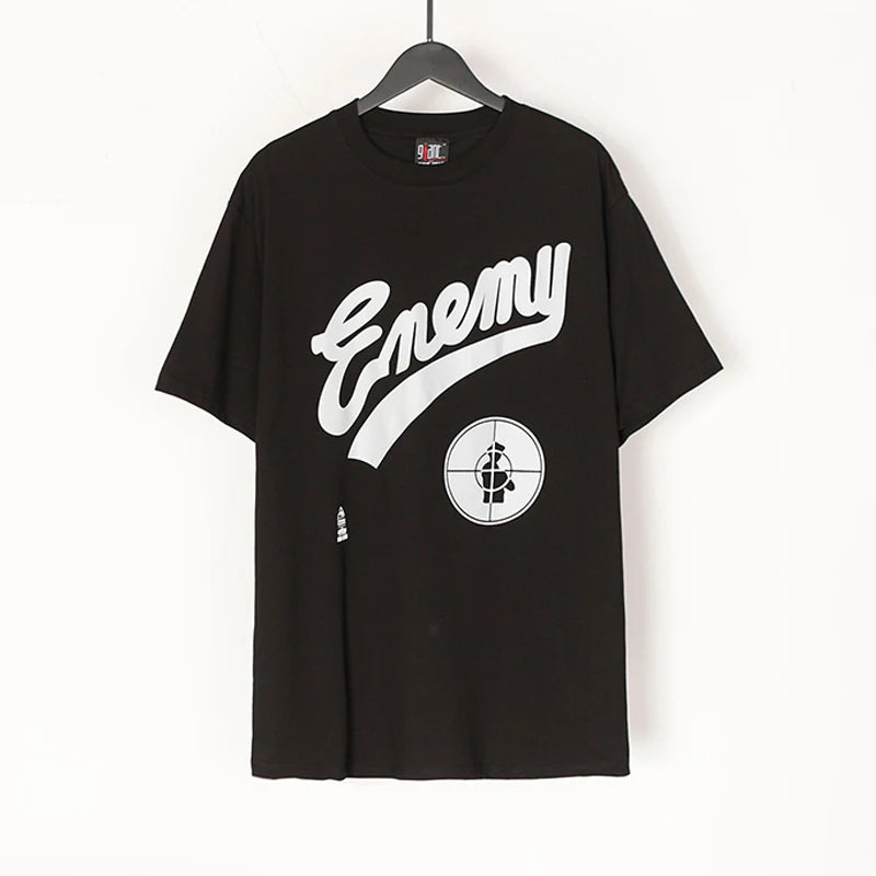 Saint T-shirt Summer Men Woman High Quality Street Hip Hop Chaopai Lovers Loose Casual O-Neck Wash Top Tees Street King Limited