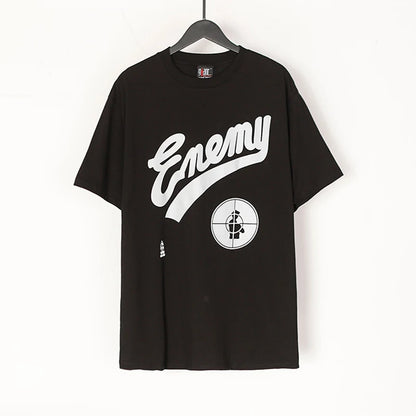 Saint T-shirt Summer Men Woman High Quality Street Hip Hop Chaopai Lovers Loose Casual O-Neck Wash Top Tees Street King Limited