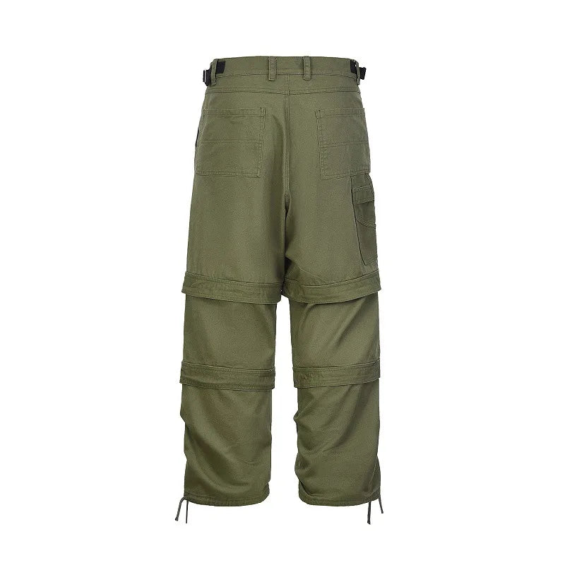 new men 2024 tactical army military green cargo comfortable cotton parkour sweat casual pants sweatpants no tag a9 unique joggers style 1034
