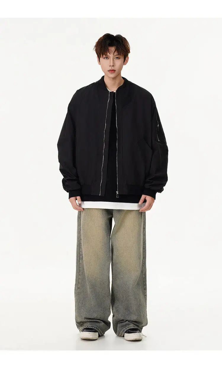 fashion spring autumn jacket men women streetwear fashion loose casual techwear bomber jacket cityboy baseball coat outerwear unique default style 665