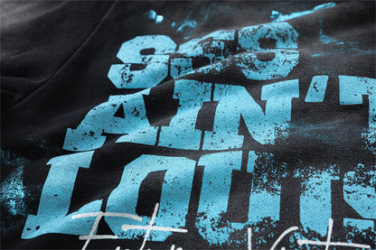 Saint Louis 24SS Future Vintage Splashing Ink Graffiti Making Dirty Water Making Old Drawstring Shorts For Summer Street King Limited