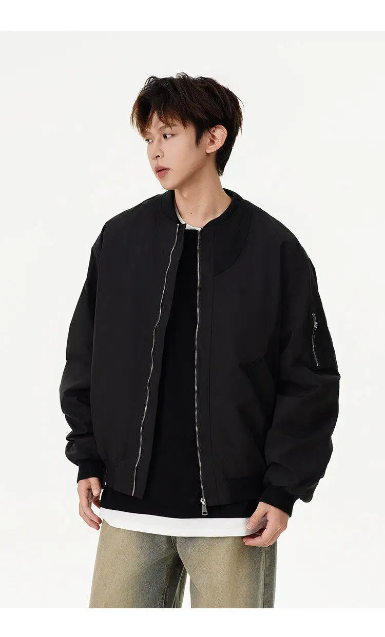 fashion spring autumn jacket men women streetwear fashion loose casual techwear bomber jacket cityboy baseball coat outerwear unique default style 667