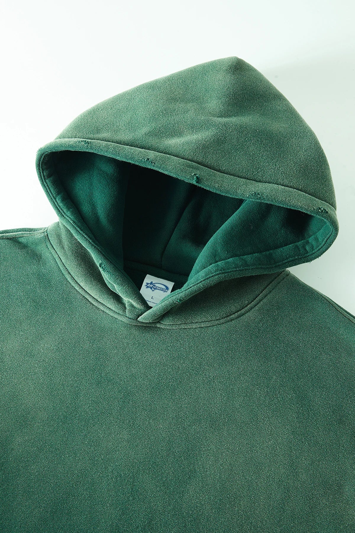 Autumn and Winter Washing Spray Dyeing Baggy Hoodies Distressed Hip Hop Gradient Men's and Women's Oversize Hooded Sweatshirts Street King Limited