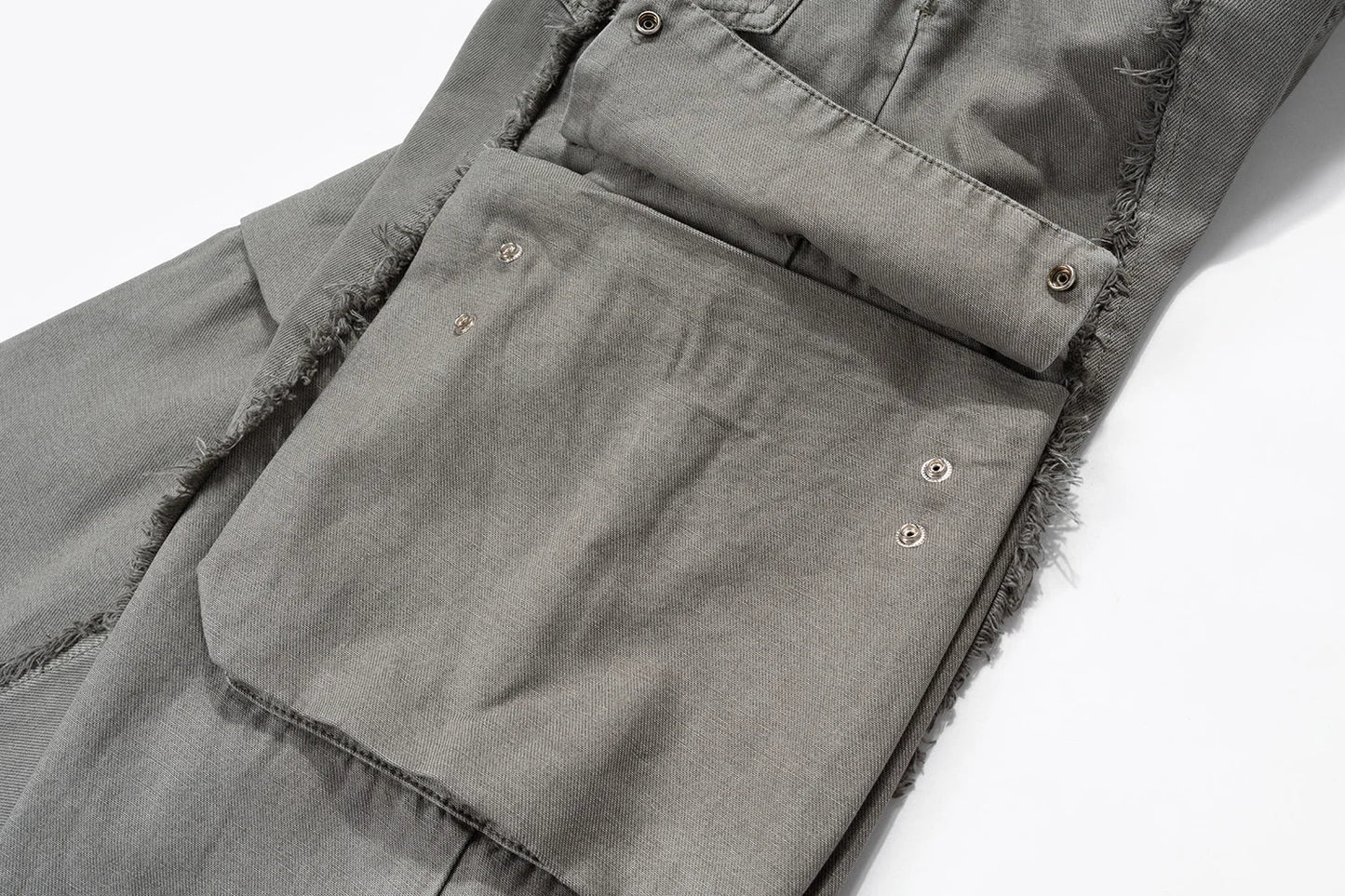 y2k streetwear tassel multi pocket jeans for men straight solid baggy cargo pants pantalones hombre casual denim trousers unique cargo style 903