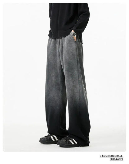 gradient sport pant men women loose casual streetwear fashion hip hop track jogger sweatpants couple plus size trousers unique joggers style 1543