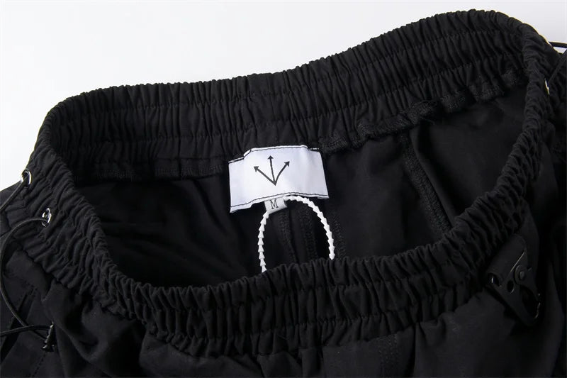 Whoisjacow High Quality 1:1 Men's Workwear hollowed out layered functional sports shorts Street King Limited