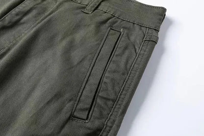 mens high street jeans casual hip hop military cargo pockets trousers new fashion slim fit zipper skinny denim pants joggers unique joggers style 1696
