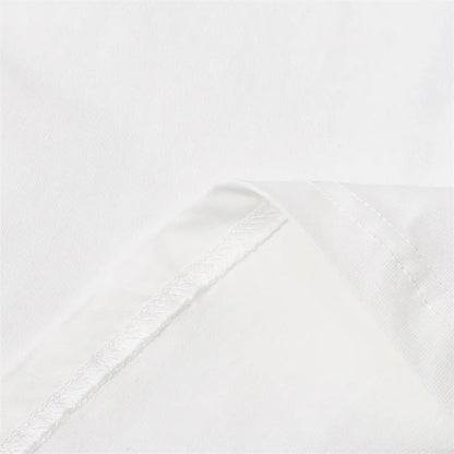 HACULLA T Shirts Men Woman Spring Summer White 1:1 Good Quality O-Neck Casual Vintage Top Tees Street King Limited