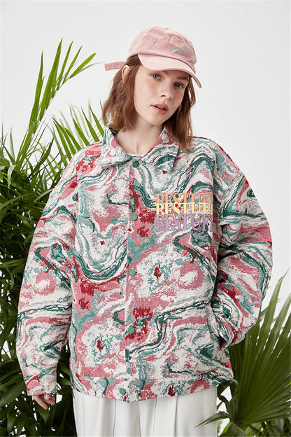 vintage jacket for men 2023 autumn harajuku retro graphic coat man loose varsity jackets casual outwear streetwear men clothing unique default style 1532