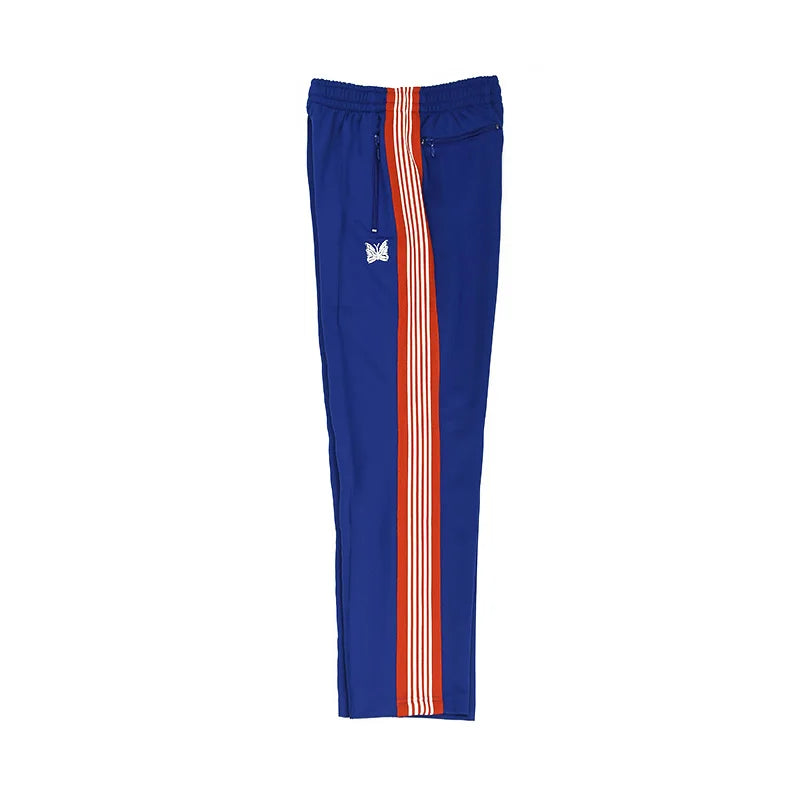 tie xiuhong high quality men woman pants chaopai versatile side edge weaving stripe embroidery loose joggers sweatpants unique joggers style 4894