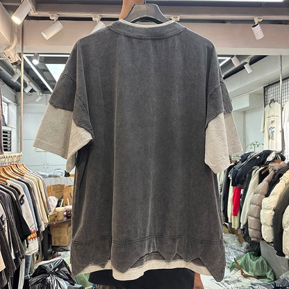 Color blocking double layered shirt Street King Limited
