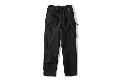 high new luxury men 2023 under my car zip up comfortable nylon workwear parkour tactical function casual pants sports cargo 484 unique cargo style 1044