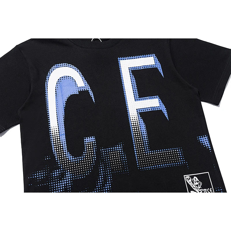 High Quality CAVEMPT Tops Tee Phantom Letter Printing Classic All-match Men Woman Loose O-Neck Summer C.E T Shirt Street King Limited