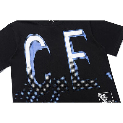 High Quality CAVEMPT Tops Tee Phantom Letter Printing Classic All-match Men Woman Loose O-Neck Summer C.E T Shirt Street King Limited