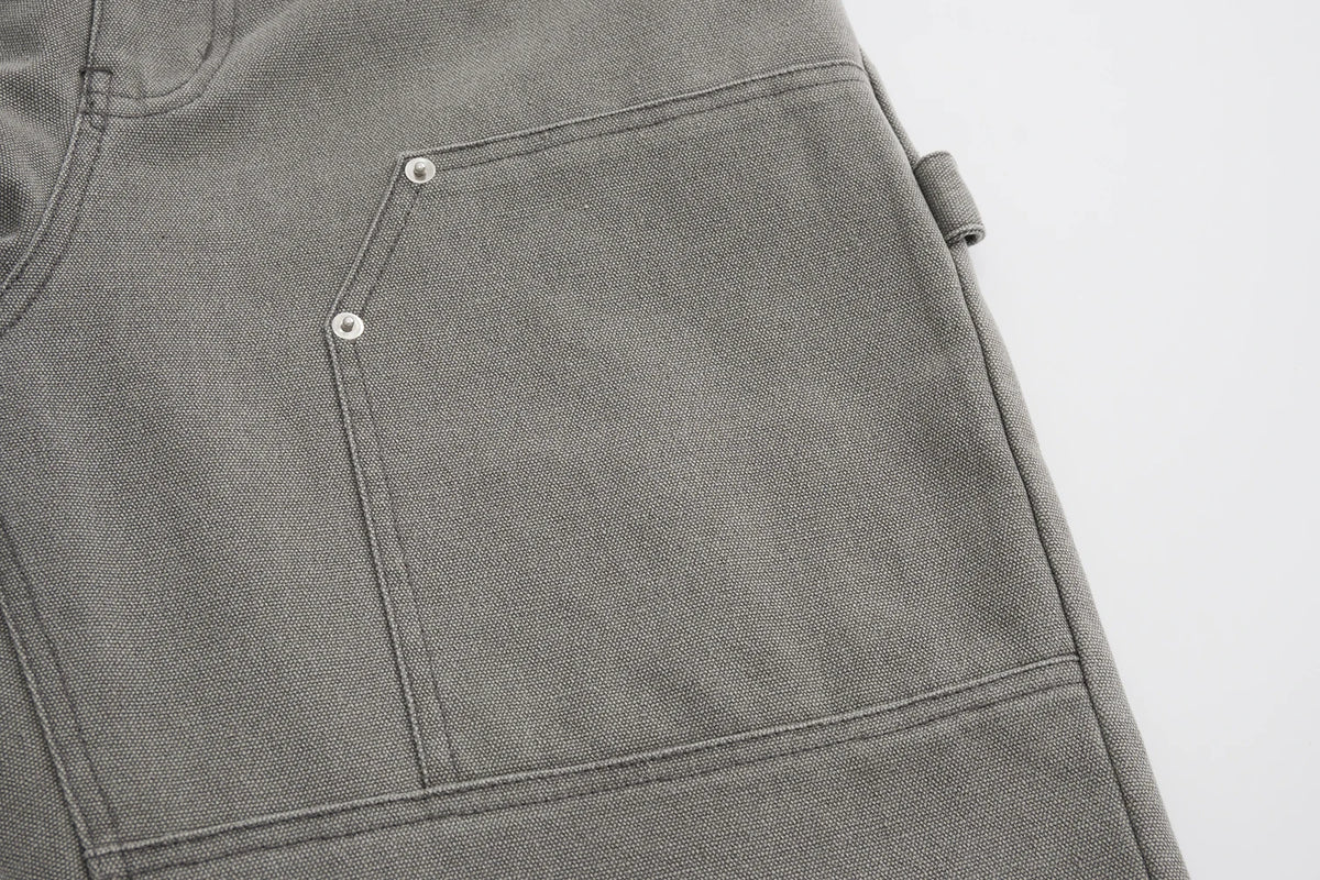 solid color straight casual ropa hombre mens jeans streetwear pocket baggy cargo pants loose casual denim trousers oversized unique cargo style 2920