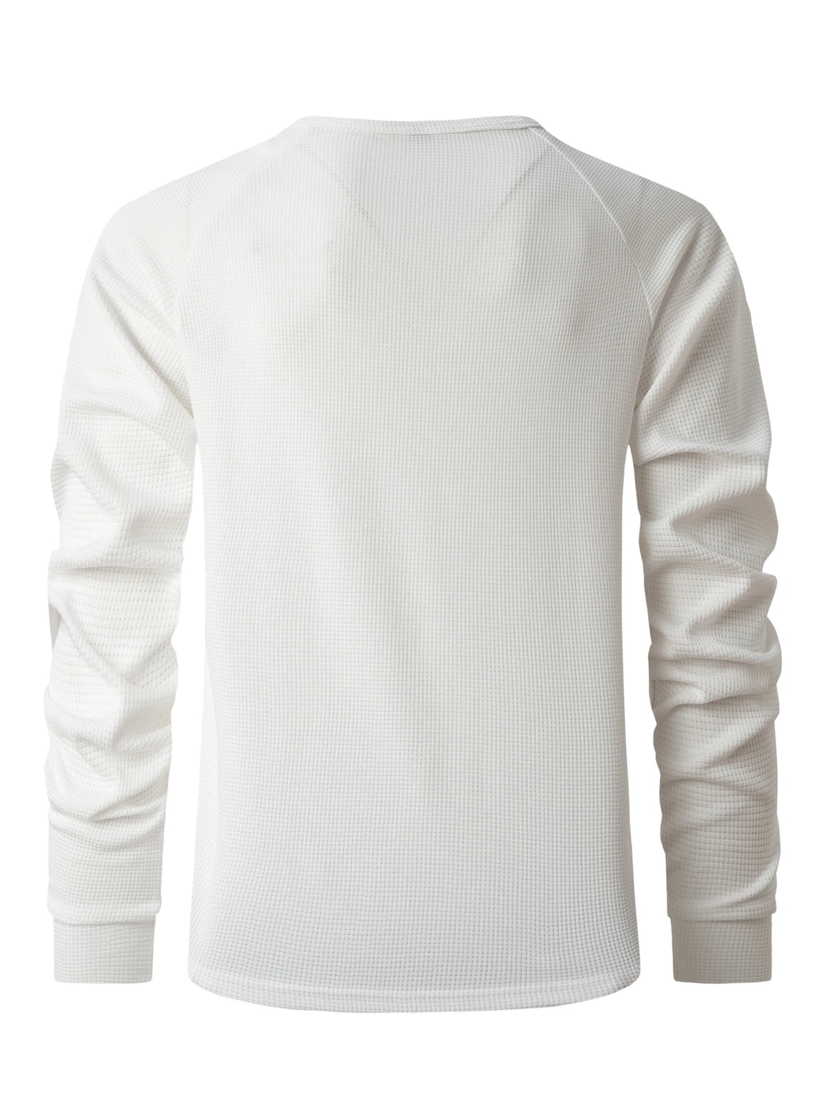 Streetwear New Vintage Waffle Mens Henry Shirt With Button Down Crew Neck And Lon 2024 New Vintage Waffle Mens Henry Shirt With Button Down Crew Neck And Long Sleeves Fashion Sweater Jacket With Graphic Design For Men