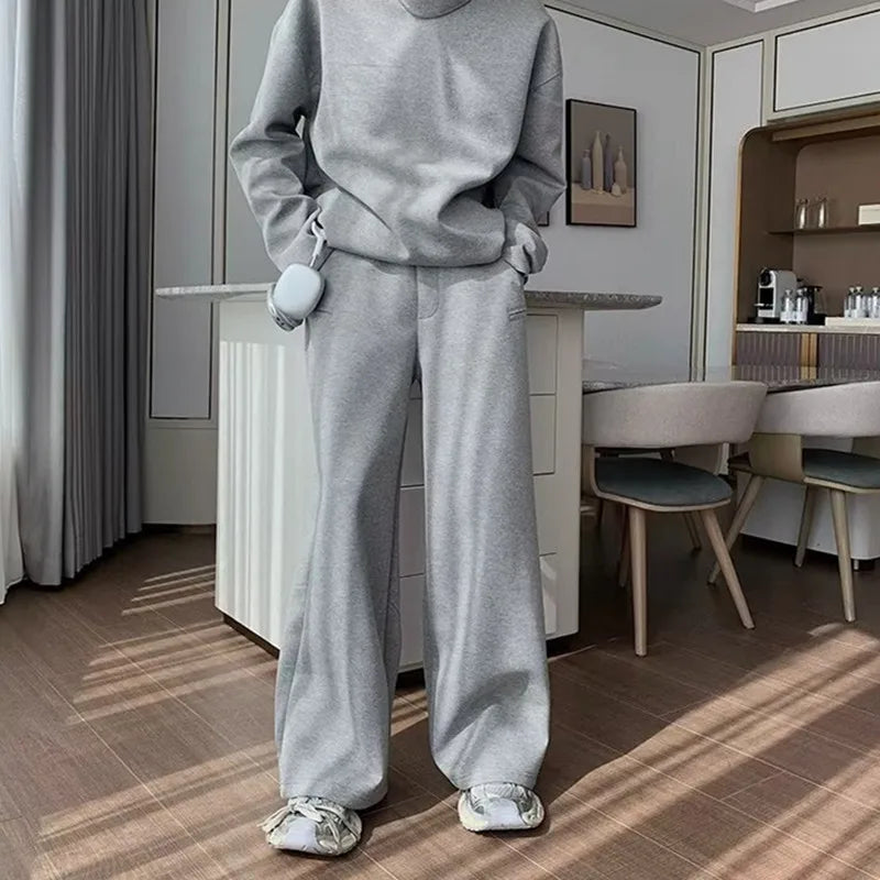 Solid Color Hoodies Men Women Japanese Loose Pullovers Sweatshirt Harajuku Detachable Neck Hoodie Autumn Spring Casual Overcoats Street King Limited