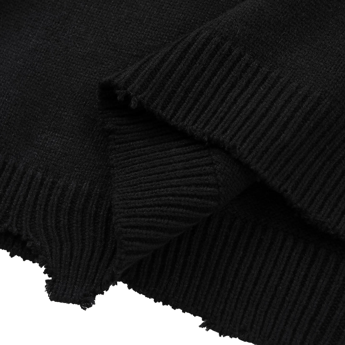 New 2023 Men Luxury Sin Youth Black Gentleman Classic Hole Cotton Knit Casual Sweaters Pullover US Size S M L High Drake #630 Street King Limited