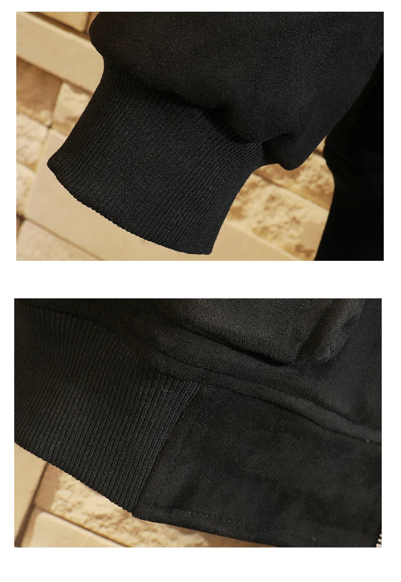 men jacket multi pockets hooded outwear korean fashion patch jackets zipper coats retro techwear oversize men clothing unique default style 380