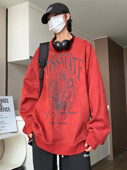 Vintage Fall Oversized Hoodie High-Street Essential
