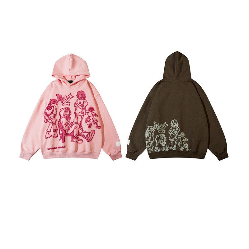 Loose-fitting Couples Oversize Hoodie Street King Apparel