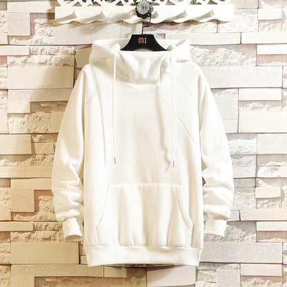Men's High Collar Loose Hooded Sweater Street King Apparel