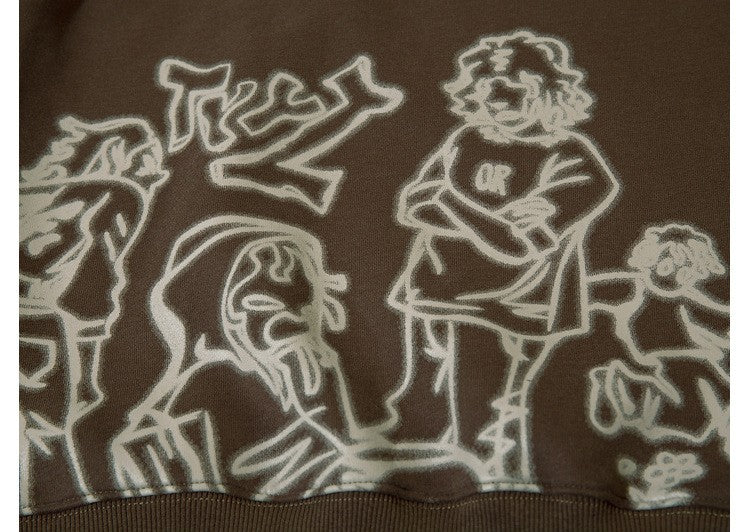 Loose-fitting Couples Oversize Hoodie Street King Apparel