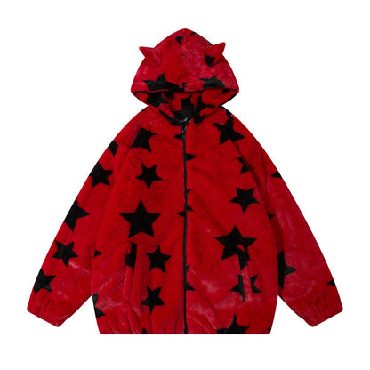 Women's European And American Slouchy Loose Hooded Top Street King Apparel