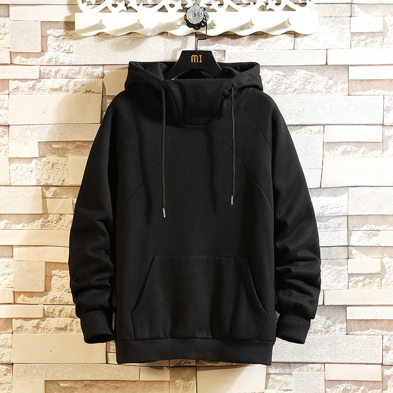Men's High Collar Loose Hooded Sweater Street King Apparel