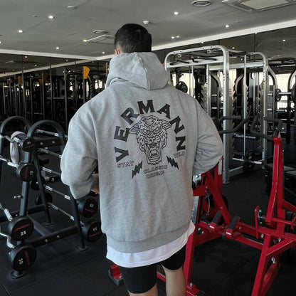 Training Clothes Casual Letter Hooded Pullover Street King Apparel