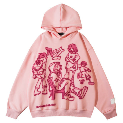 Loose-fitting Couples Oversize Hoodie Street King Apparel