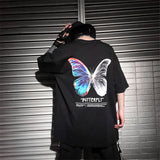 "Butterfly" Unisex Men Women Streetwear Graphic T-Shirt Daulet Apparel