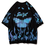 "Fly Away" Men Women Oversized Graphic T-Shirt Daulet Apparel